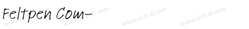 Feltpen Com字体转换